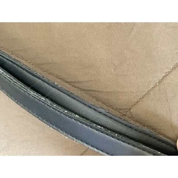 Nine West Waist Wallet Belt Bag Pouch Black Quilted Diamond Purse - Picture 4 of 16